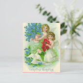 Vintage Valentijn Briefkaart (Staand voorkant)