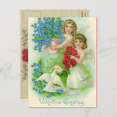 Vintage Valentijn Briefkaart (Voorkant / Achterkant)