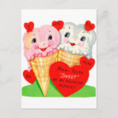 VINTAGE VALENTIJN - - BRIEFKAART (Voorkant)