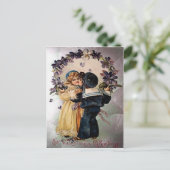 Vintage Valentijn Briefkaart (Staand voorkant)