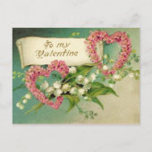 Vintage Valentijn Briefkaart (Voorkant)