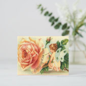 Vintage Valentijn Briefkaart (Staand voorkant)