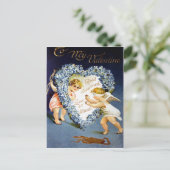 Vintage Valentijn Briefkaart (Staand voorkant)