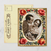 Vintage Valentijn Briefkaart (Voorkant / Achterkant)