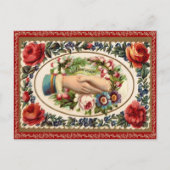 Vintage Valentijn Briefkaart (Voorkant)