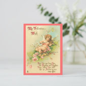 Vintage Valentijn Briefkaart (Staand voorkant)