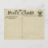 Vintage Valentijn Briefkaart (Achterkant)