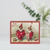 Vintage Valentijn Briefkaart (Staand voorkant)