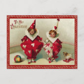 Vintage Valentijn Briefkaart (Voorkant)