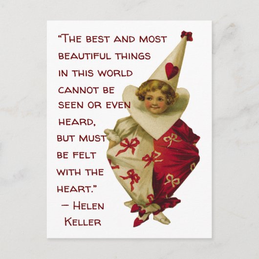 Vintage Valentijn Briefkaart (Voorkant)