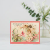 Vintage Valentijn Briefkaart (Staand voorkant)