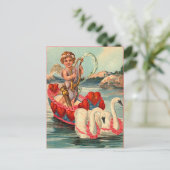 Vintage Valentijn Briefkaart (Staand voorkant)