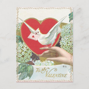 Vintage Valentijn Briefkaart