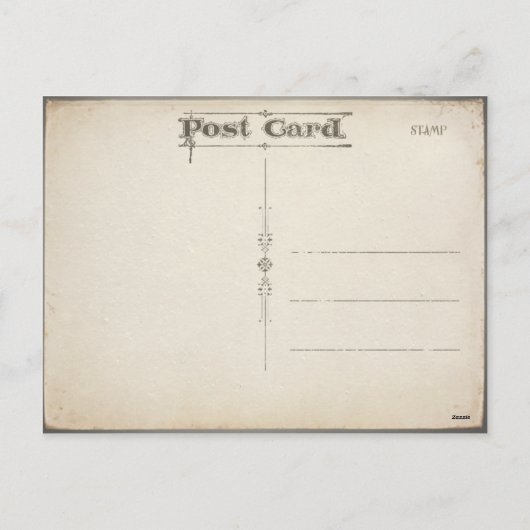 Vintage Valentijn Briefkaart (Achterkant)