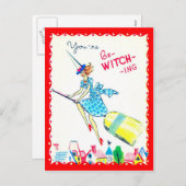 Vintage Valentijn Briefkaart (Voorkant / Achterkant)