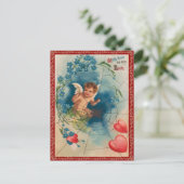 Vintage Valentijn Briefkaart (Staand voorkant)