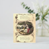 Vintage Valentijn Briefkaart (Staand voorkant)