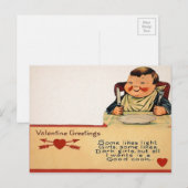 Vintage Valentijn Briefkaart (Voorkant / Achterkant)