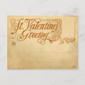 Vintage Valentijn Briefkaart (Achterkant)