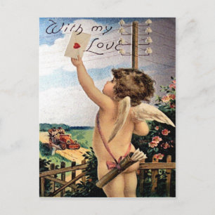 Vintage Valentijn Briefkaart