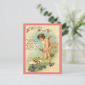 Vintage Valentijn Briefkaart (Staand voorkant)