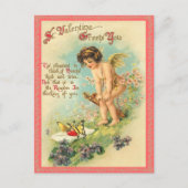 Vintage Valentijn Briefkaart (Voorkant)
