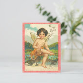 Vintage Valentijn Briefkaart (Staand voorkant)