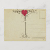 Vintage Valentijn Briefkaart (Achterkant)