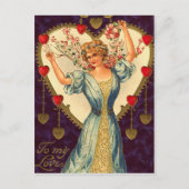 Vintage Valentijn Briefkaart (Voorkant)
