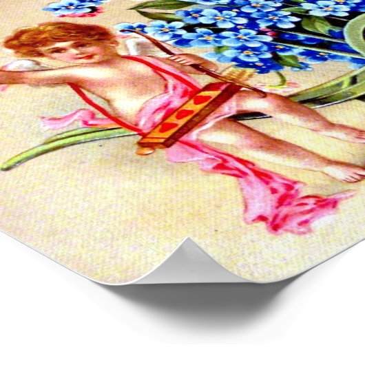 Vintage Valentijn Briefkaart Poster (Hoek)