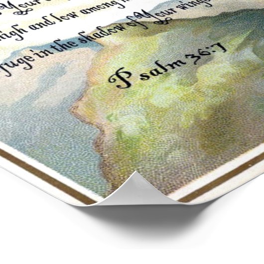 Vintage Valentijn Briefkaart Poster (Hoek)