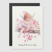 Vintage Valentijn glimlachen met bogen (Voorkant / Achterkant)