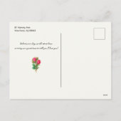 Vintage Valentijn glimlachen met bogen Feestdagenkaart (Achterkant)