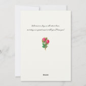 Vintage Valentijn glimlachen met bogen Feestdagenkaart (Achterkant)