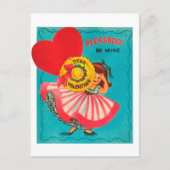 Vintage Valentijn Holiday briefkaart (Voorkant)