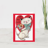 Vintage Valentijn Kaart (Voorkant)