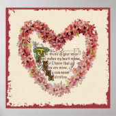 Vintage Valentijn Poster (Voorkant)