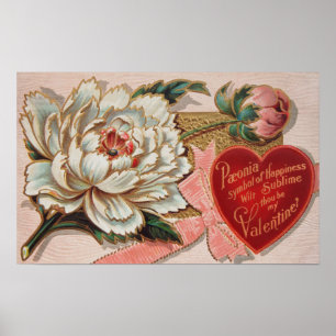Vintage Valentijn poster