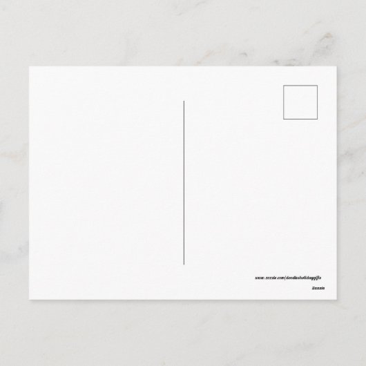 Vintage Valentijn-raketboot briefkaart (Achterkant)