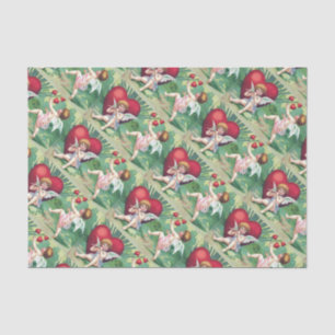 Vintage Valentijn spelen Tissuepapier