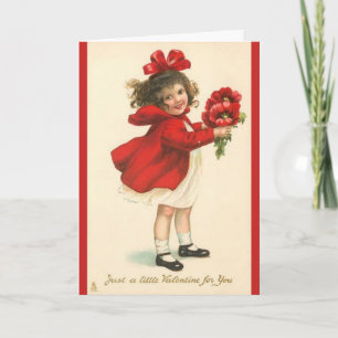 Vintage Valentijn voor een Vriend, Feestdagen Kaart
