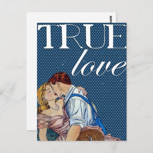 Vintage Valentijnsdag briefkaart (Voorkant / Achterkant)