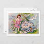 Vintage Valentijnsdag Briefkaart (Voorkant / Achterkant)