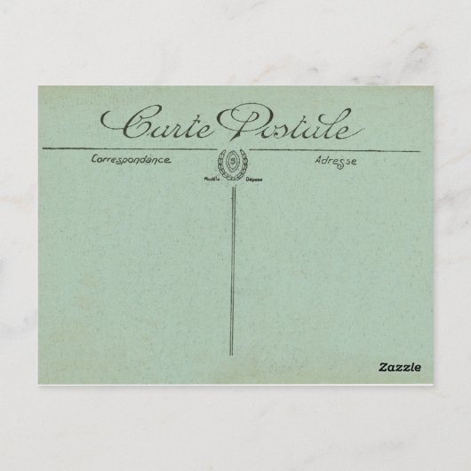 Vintage Valentijnsdag Briefkaart (Achterkant)