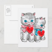 Vintage Valentijnsdag Briefkaart (Voorkant / Achterkant)