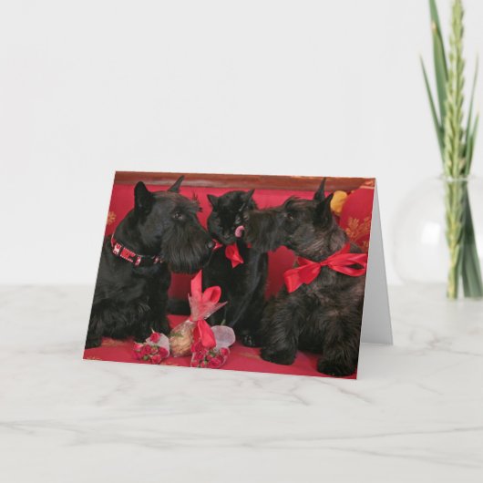 Vintage: Valentijnsdag - Feestdagen Kaart (Voorkant)