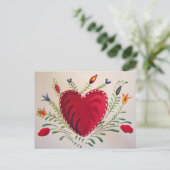 Vintage: Valentijnsdag - Feestdagenkaart (Staand voorkant)