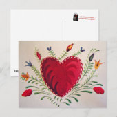 Vintage: Valentijnsdag - Feestdagenkaart (Voorkant / Achterkant)