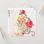 Vintage Valentijnsdag Kaart (Voorkant / Achterkant in situ)