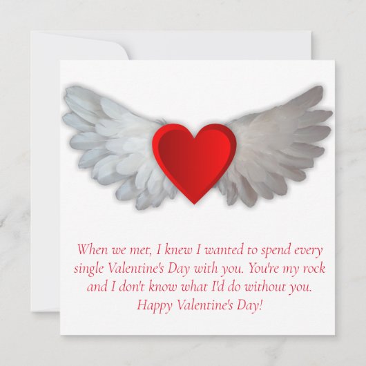 Vintage Valentijnsdag Kaart (Achterkant)